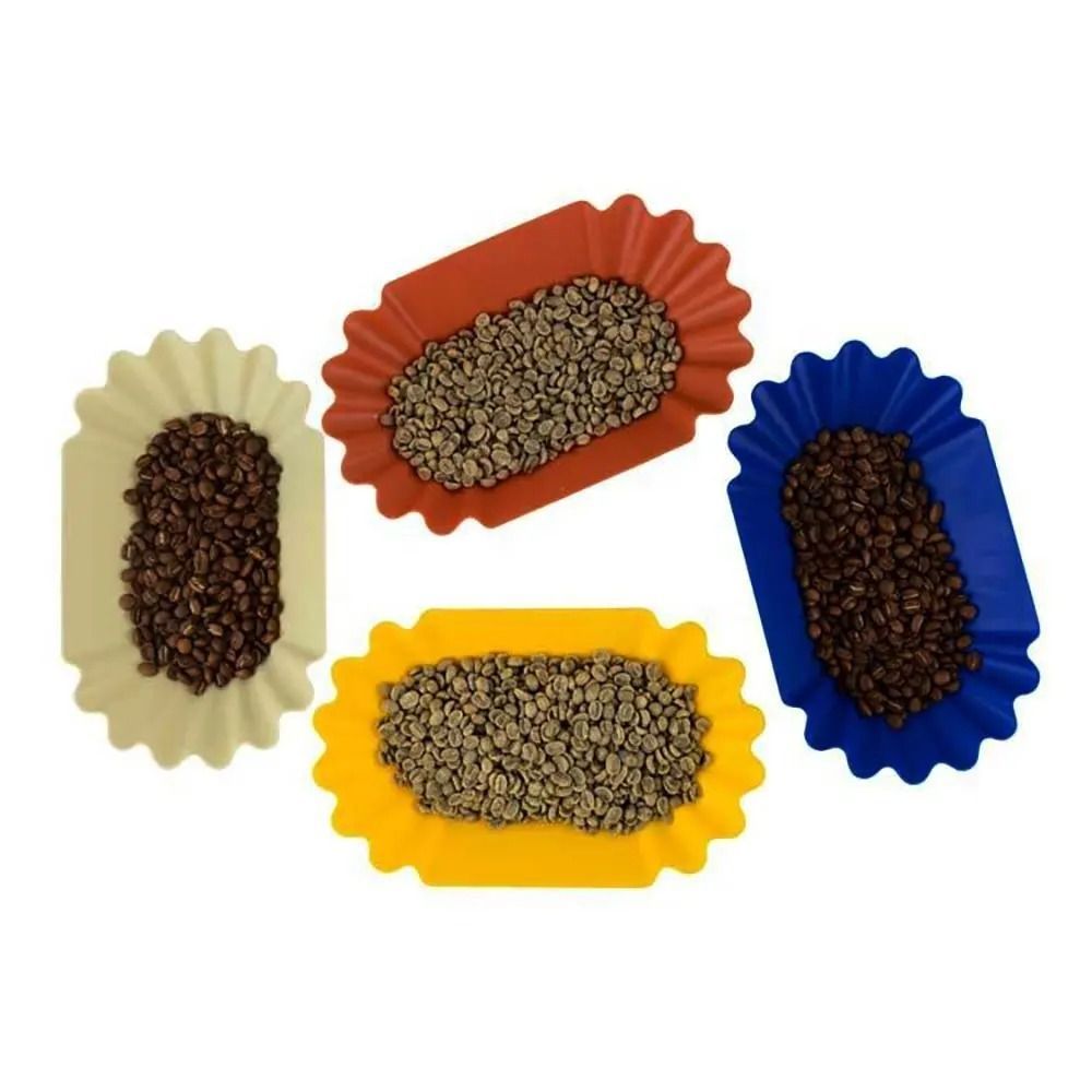 Travertine Tray Oval - Plastic Coffee Bean Tray 22.3x13x3.5cm Oval
