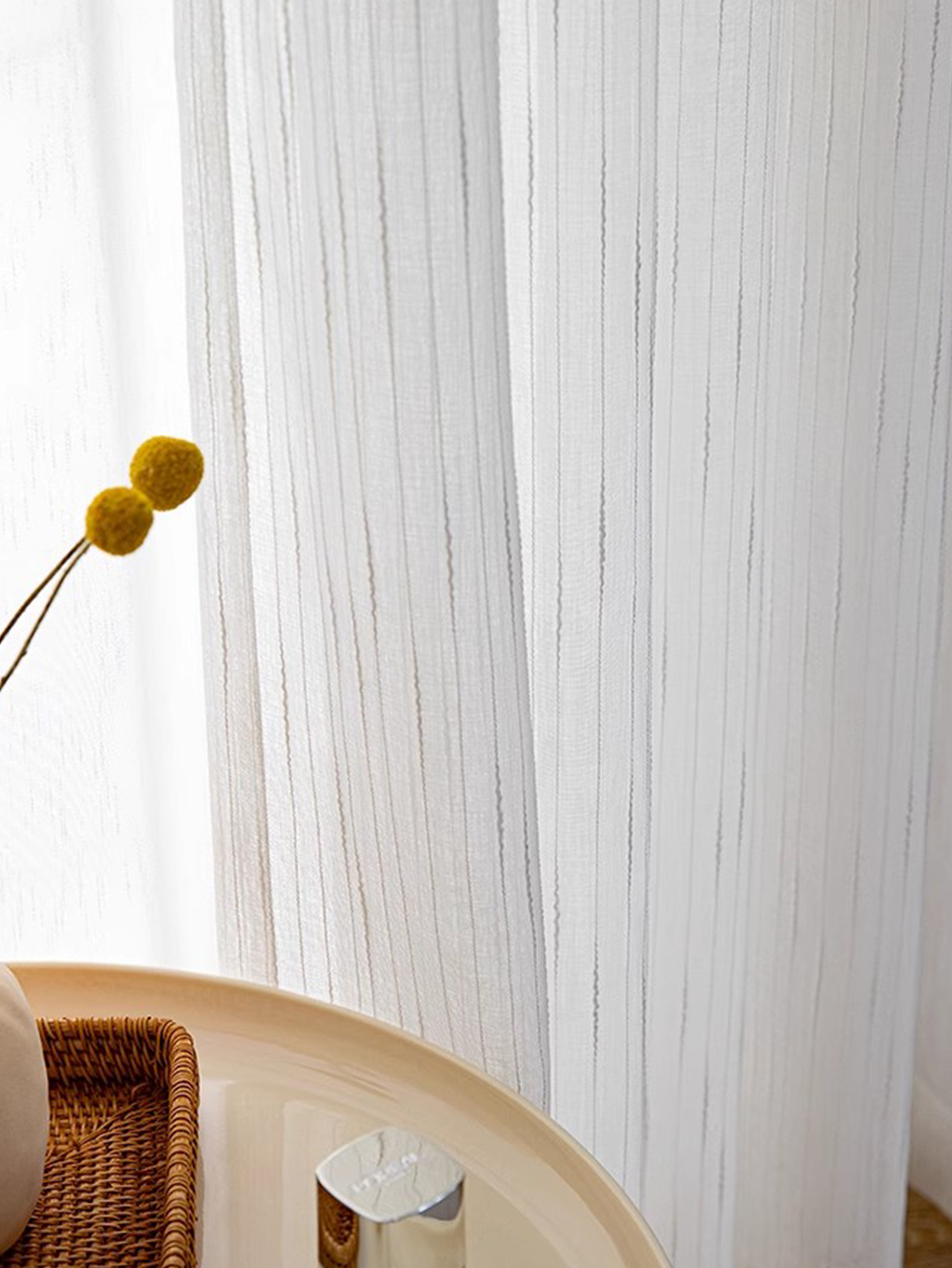 White various Size Living Room - Linen Curtain Eyelet incelemesi ve fiyatı