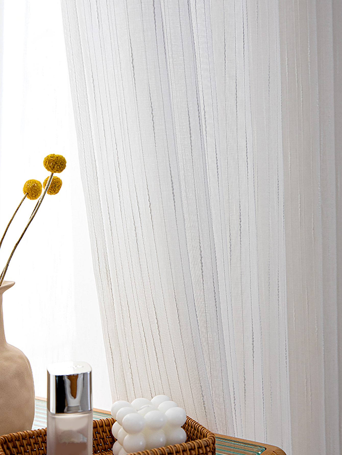 White various Size Living Room - Linen Curtain Eyelet incelemesi ve fiyatı