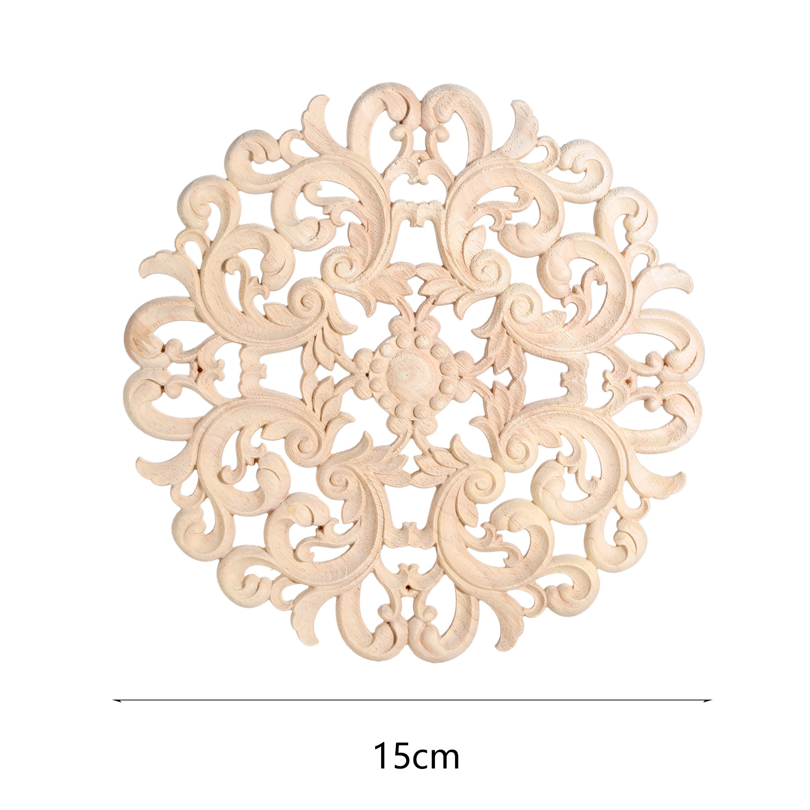 1 pc unpainted  round flower c - Interior Design Product incelemesi ve fiyatı