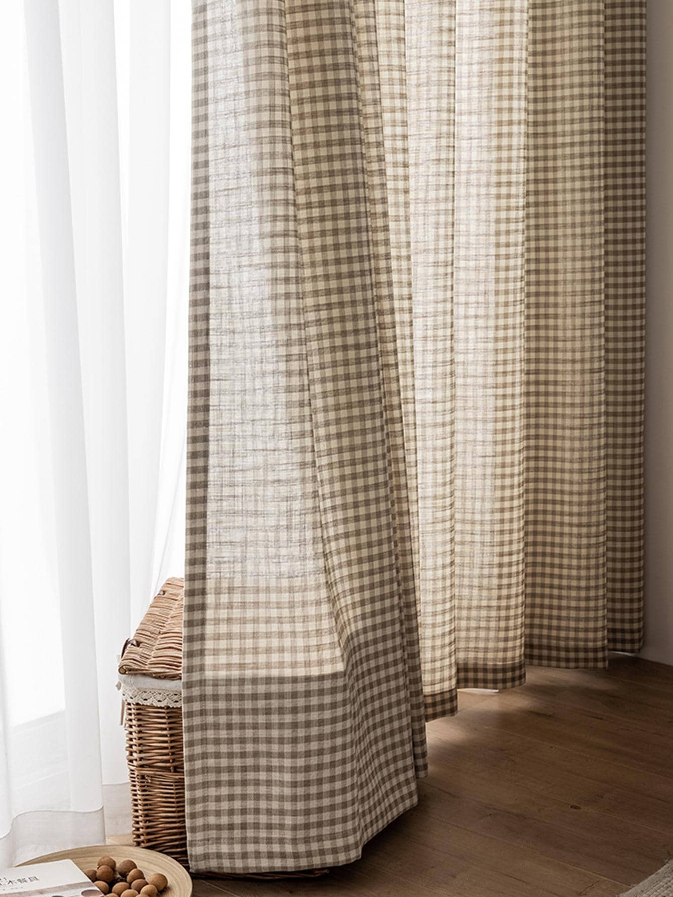 BUYNOW 1PC Korean-style Color- - Linen Curtain Eyelet incelemesi ve fiyatı