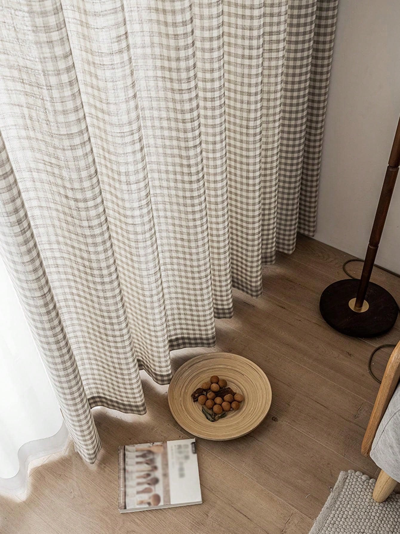 BUYNOW 1PC Korean-style Color- - Linen Curtain Eyelet incelemesi ve fiyatı