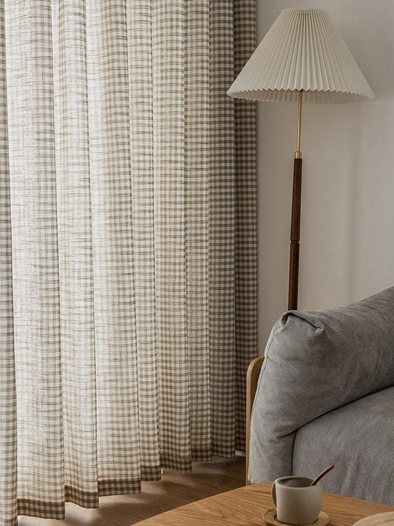 BUYNOW 1PC Korean-style Color- - Linen Curtain Eyelet incelemesi ve fiyatı