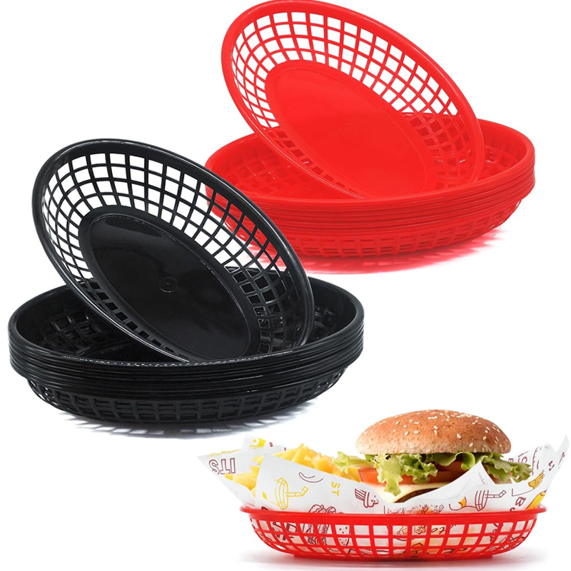 Plastic Fast Food Basket Oval  - Travertine Tray Oval incelemesi ve fiyatı