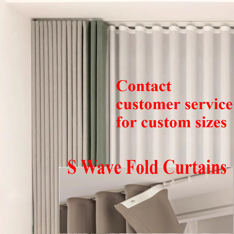Custom Size S Wave Fold Curtai - Linen Curtain Eyelet incelemesi ve fiyatı