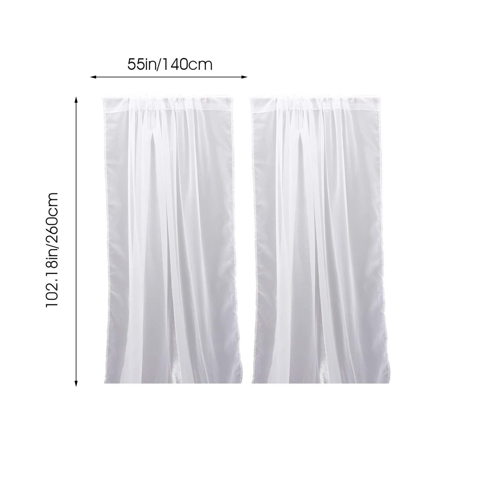 2Pcs Window Curtain Sheer Curt - Interior Design Modern incelemesi ve fiyatı