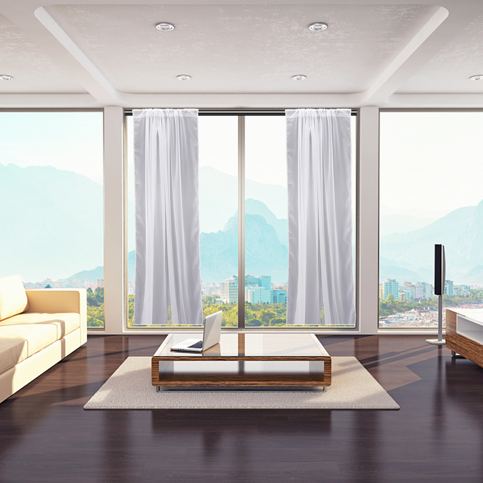 2Pcs Window Curtain Sheer Curt - Interior Design Modern incelemesi ve fiyatı