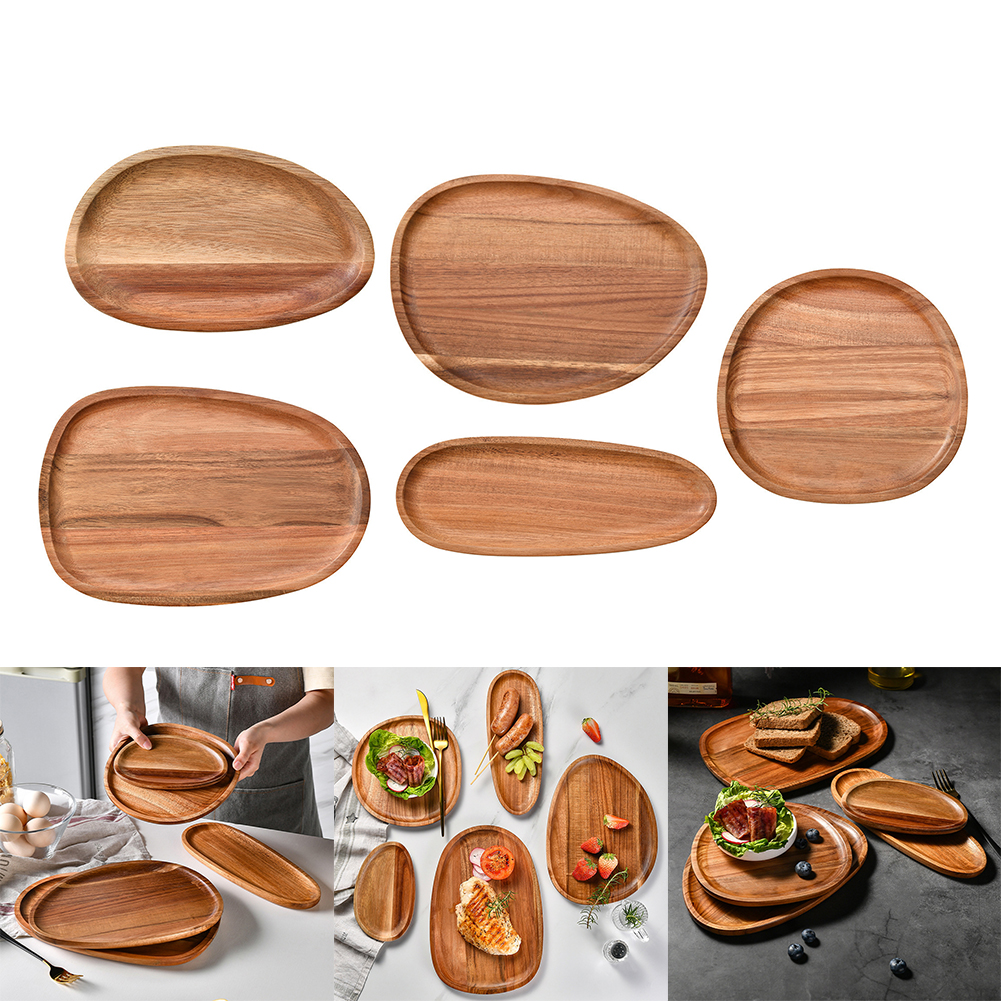 Wood Dinner Plates Irregular O - Travertine Tray Oval incelemesi ve fiyatı