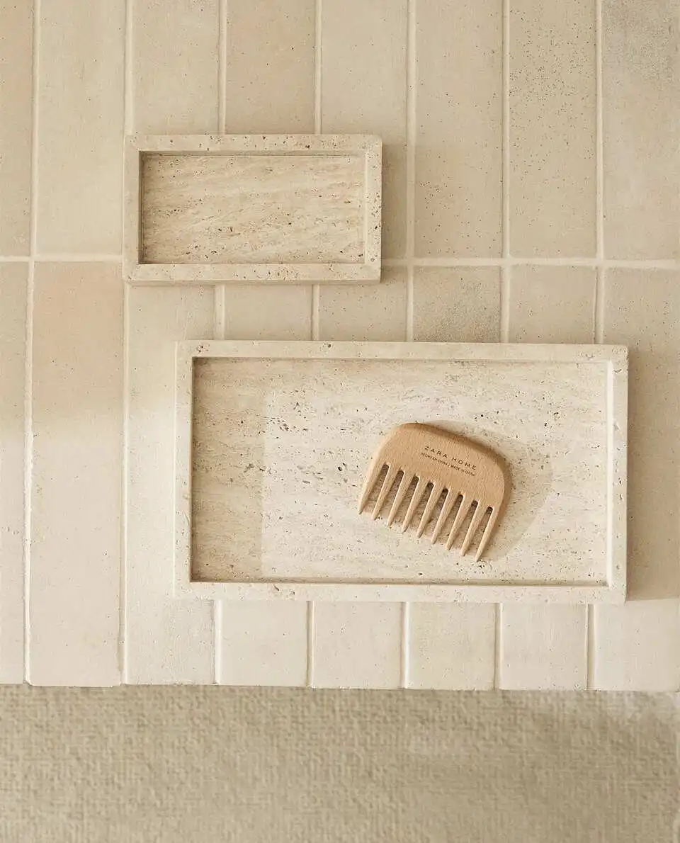 Wabi-Sabi Style Yellow Travert - Travertine Tray Oval incelemesi ve fiyatı