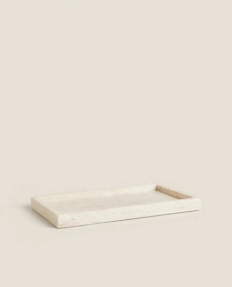 Wabi-Sabi Style Yellow Travert - Travertine Tray Oval incelemesi ve fiyatı