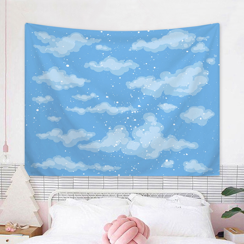 1pc Sky cloud tapestry, lovely - Interior Design Product incelemesi ve fiyatı