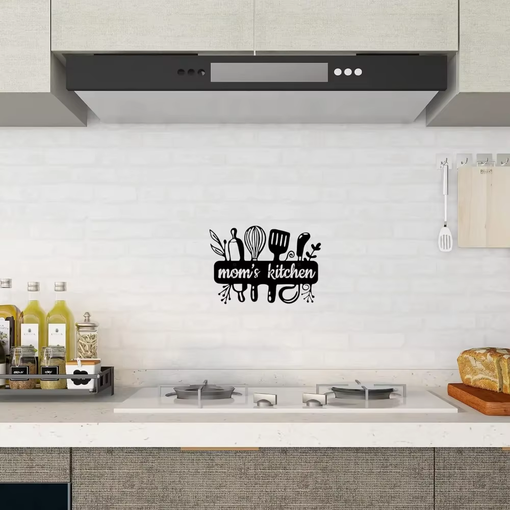 Black Metal Kitchen Pot Sign C - Interior Design Modern incelemesi ve fiyatı