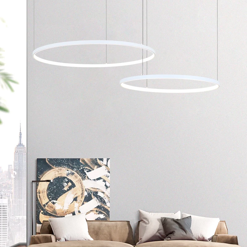 Modern Circle Rings LED Chande - Engineering And Interior Design incelemesi ve fiyatı