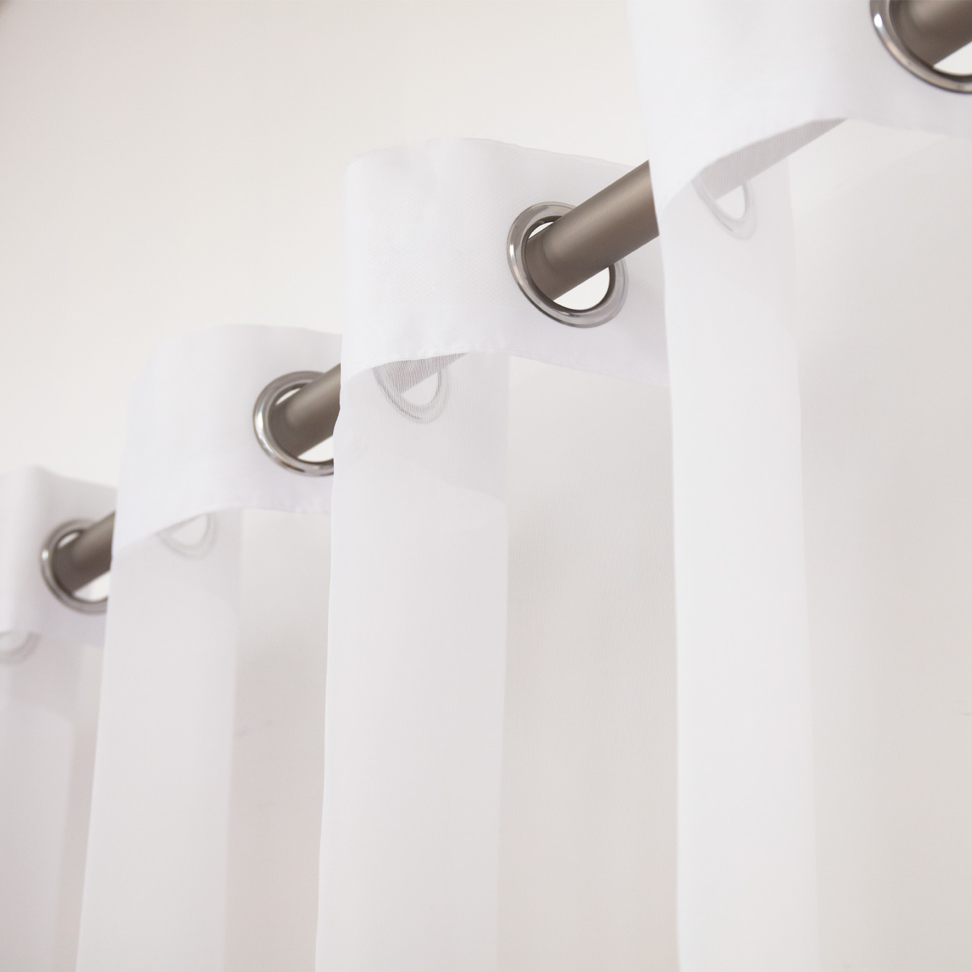 1PC White filter curtains soli - Linen Curtain Eyelet incelemesi ve fiyatı