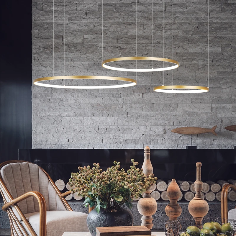 Modern LED Circle Rings Chande - Engineering And Interior Design incelemesi ve fiyatı