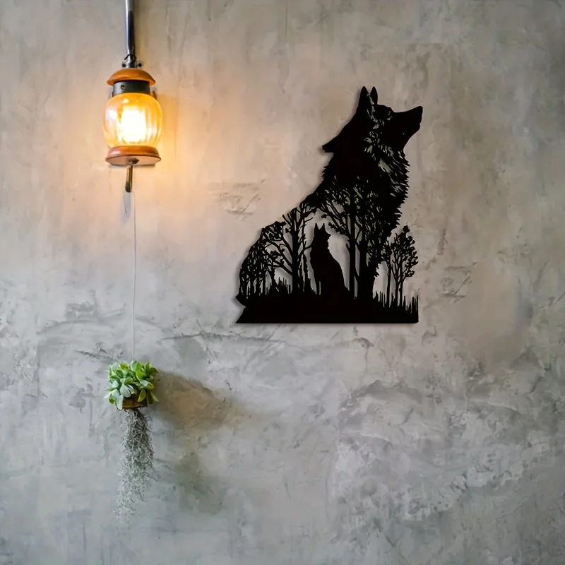 HelloYoung Wolf Decor Black Wo - Interior Design Product incelemesi ve fiyatı