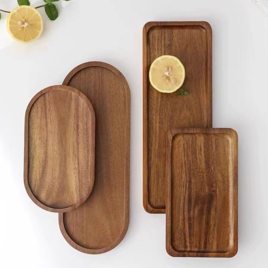 Solid Wooden Tray Rectangular  - Travertine Tray Oval incelemesi ve fiyatı
