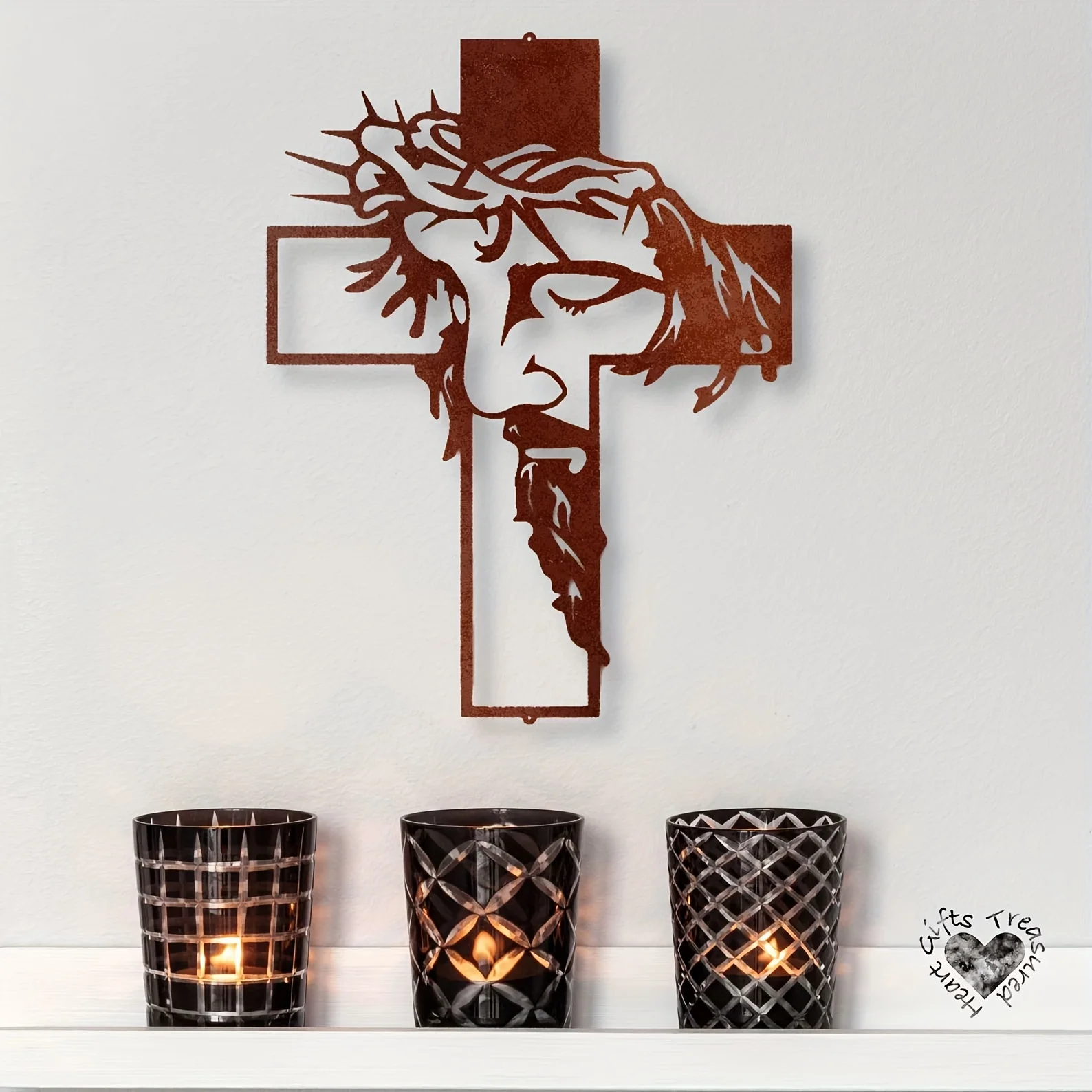 1set Metal Cross Sign Wall Art - Interior Design Modern incelemesi ve fiyatı