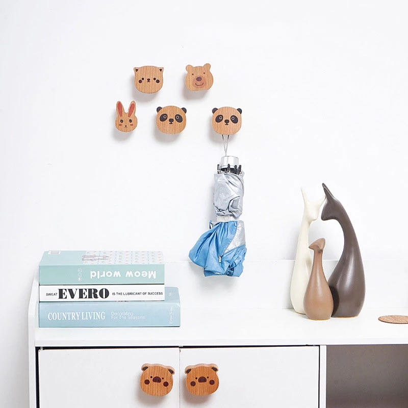 Wooden Cute Animal Coat Hook S - Interior Design Product incelemesi ve fiyatı