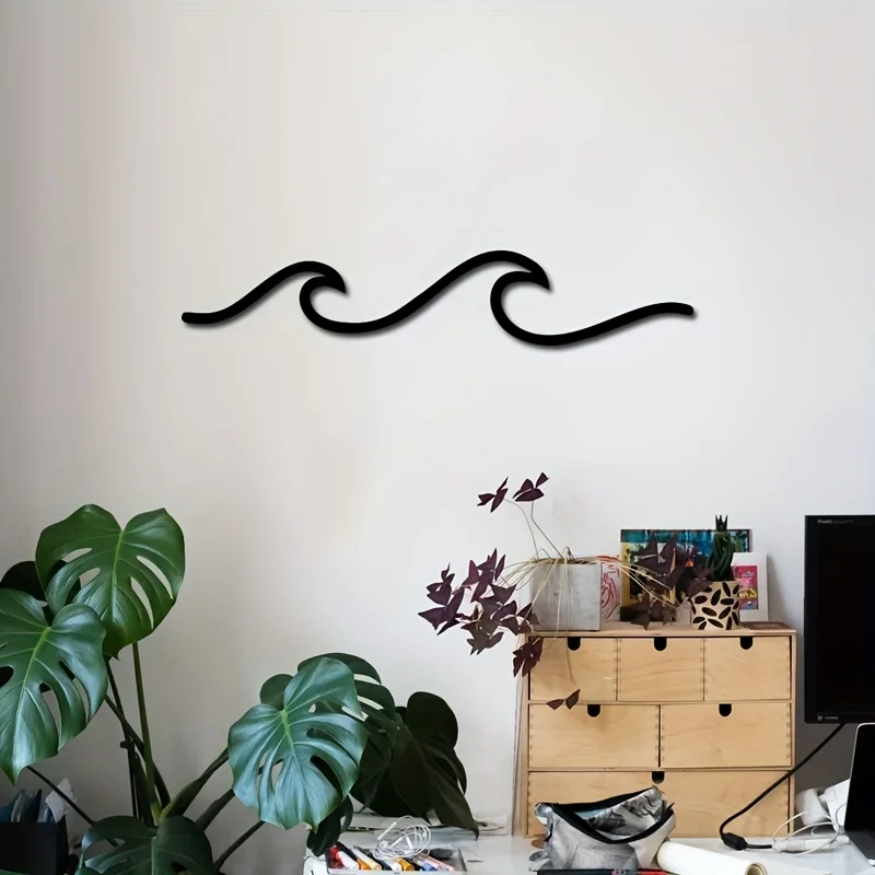CIFBUY Metal Wave Art Sign Wal - Interior Design Modern incelemesi ve fiyatı