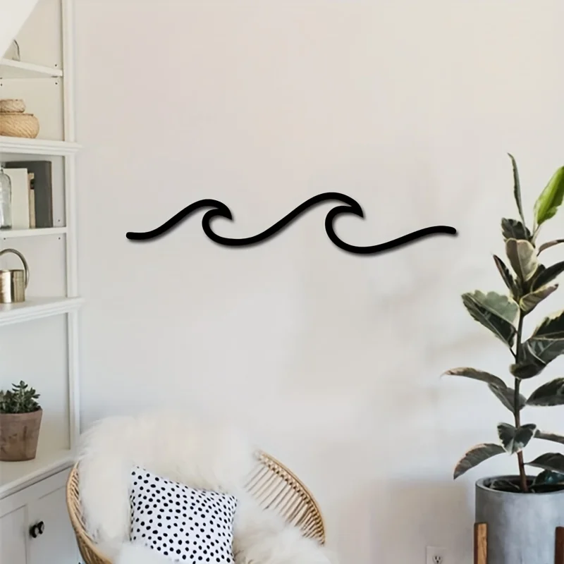 CIFBUY Metal Wave Art Sign Wal - Interior Design Modern incelemesi ve fiyatı