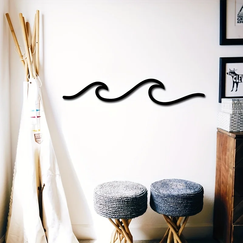 CIFBUY Metal Wave Art Sign Wal - Interior Design Modern incelemesi ve fiyatı