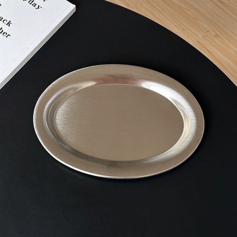 New Stainless Steel Cake Tray  - Travertine Tray Oval incelemesi ve fiyatı