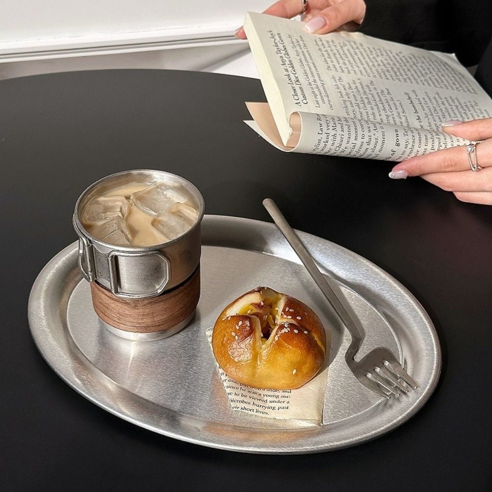 New Stainless Steel Cake Tray  - Travertine Tray Oval incelemesi ve fiyatı