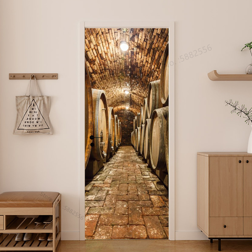 Imitation Wood Door Sticker Re - Interior Design Product incelemesi ve fiyatı
