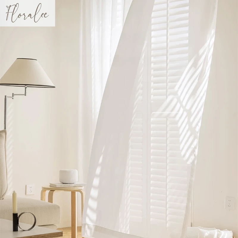 Solid White Tulle Good Quality - Linen Curtain Eyelet incelemesi ve fiyatı