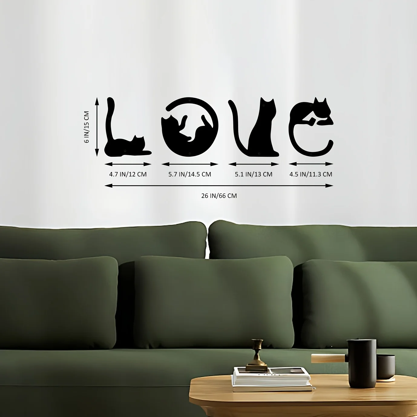 HelloYoung 4pcs/set Cute Cat M - Interior Design Modern incelemesi ve fiyatı