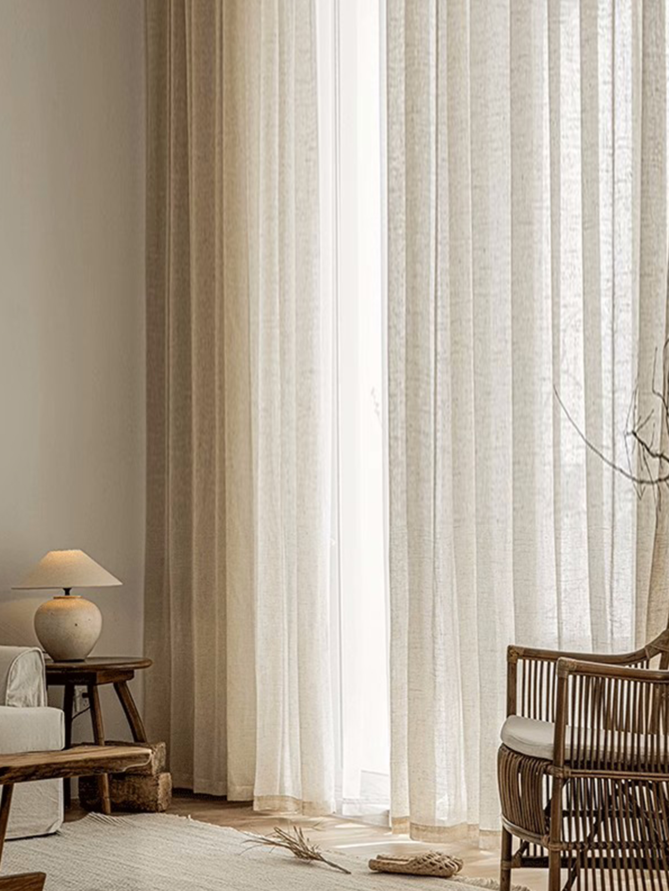 New Linen Curtains Natural Woo - Linen Curtain Eyelet incelemesi ve fiyatı
