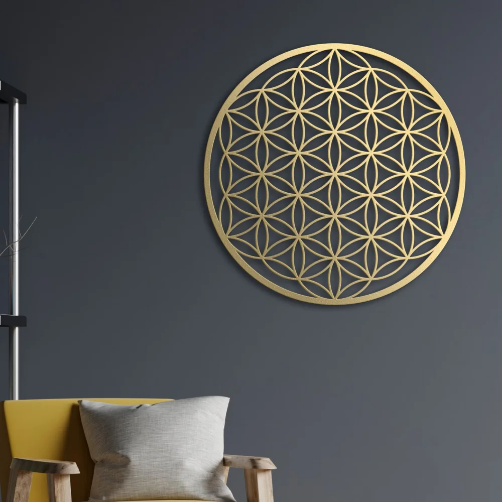 Flower of Life Metal Wall Art  - Interior Design Modern incelemesi ve fiyatı