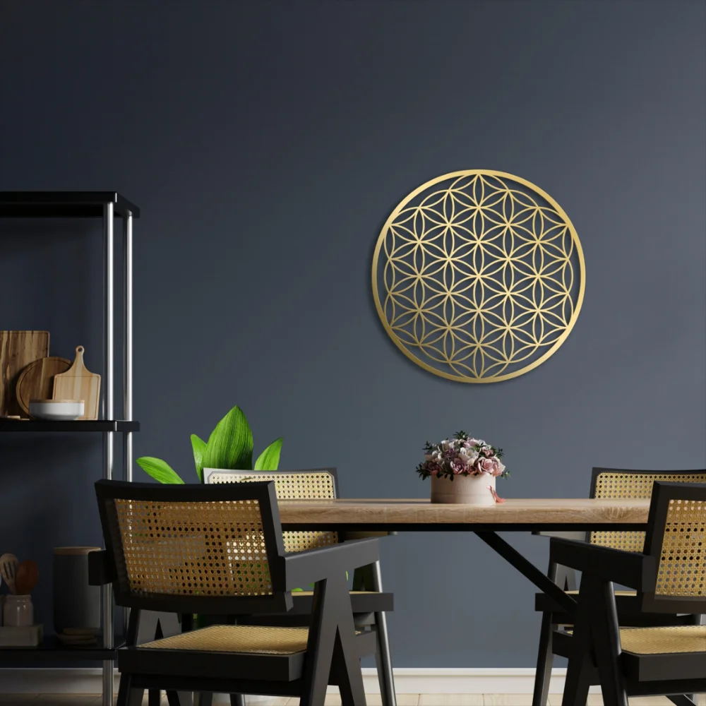 Flower of Life Metal Wall Art  - Interior Design Modern incelemesi ve fiyatı