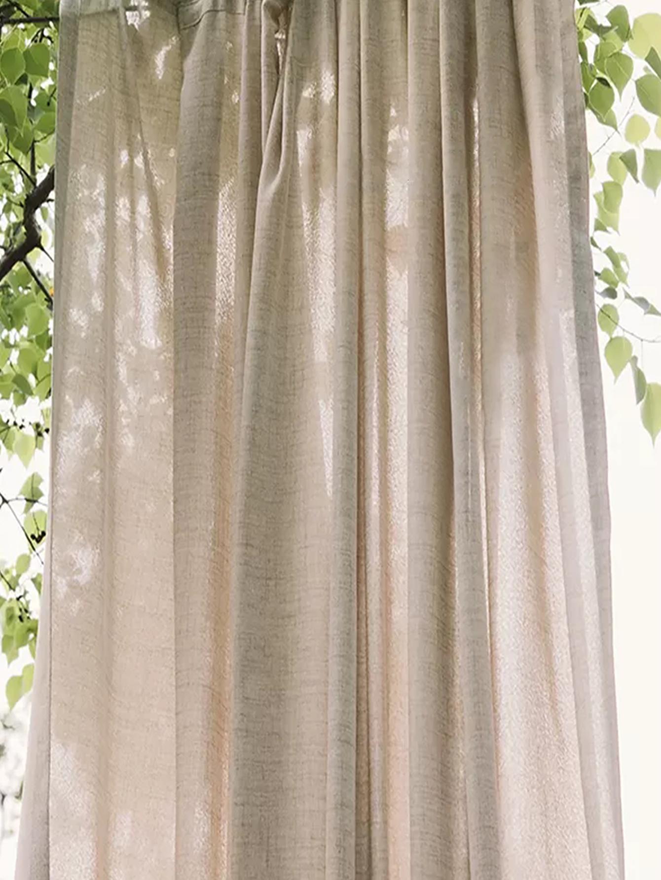 Japanese style thickened cotto - Linen Curtain Eyelet incelemesi ve fiyatı