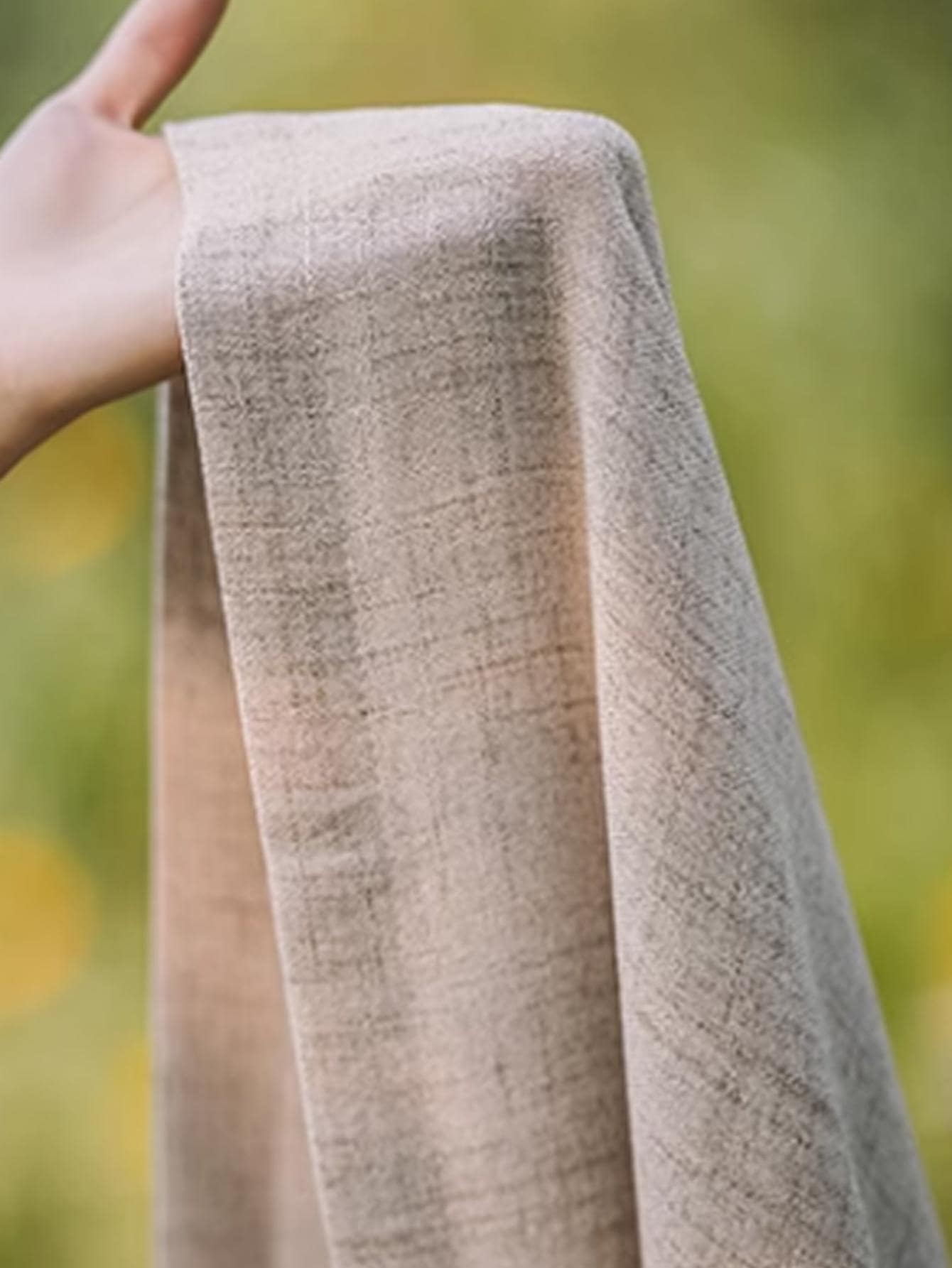 Japanese style thickened cotto - Linen Curtain Eyelet incelemesi ve fiyatı