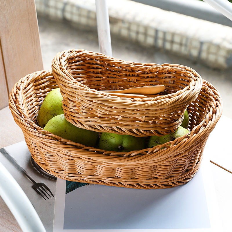 Oval Rattan Woven Storage Bask - Travertine Tray Oval incelemesi ve fiyatı