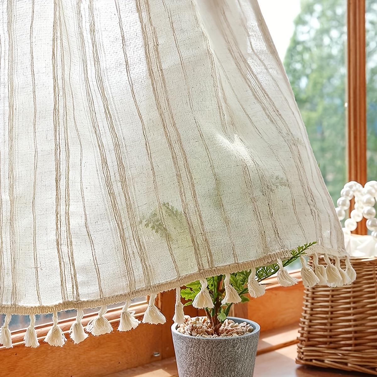 Japanese Style Kitchen Short C - Linen Curtain Eyelet incelemesi ve fiyatı