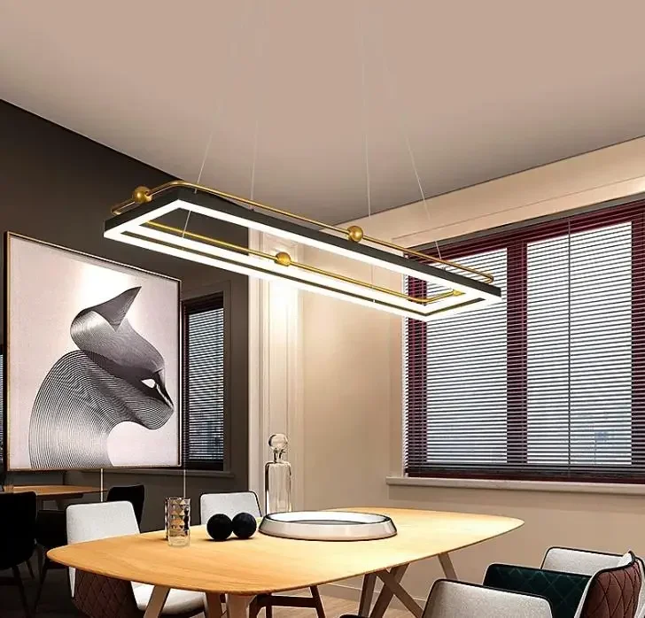 Modern led chandelier circle l - Engineering And Interior Design incelemesi ve fiyatı